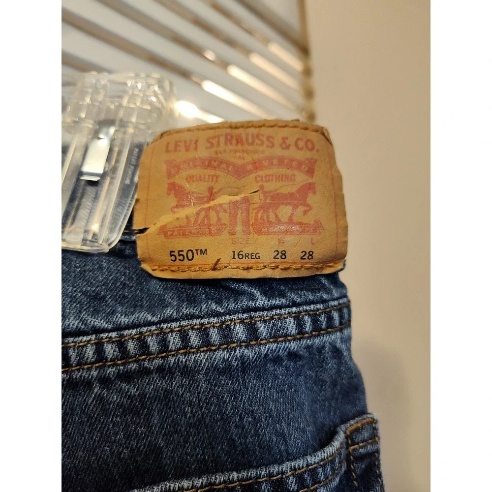 Men's Levi's 550 Relaxed Fit Jeans 16 Reg 28x28 Blue Good High Rise Tapered‎